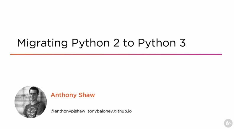 Migrating Python 2 to Python 3