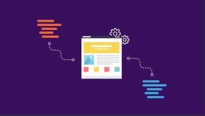Website development HTML CSS creating a single page website