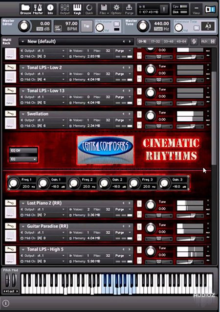 CentralComposers Cinematic Rhythms KONTAKT screenshot