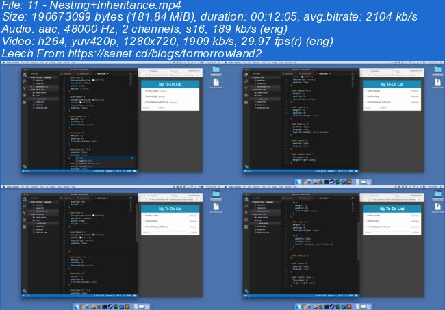 SASS & SCSS Tutorial