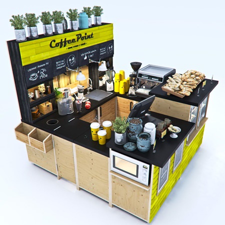 Coffee Point 3d Model
