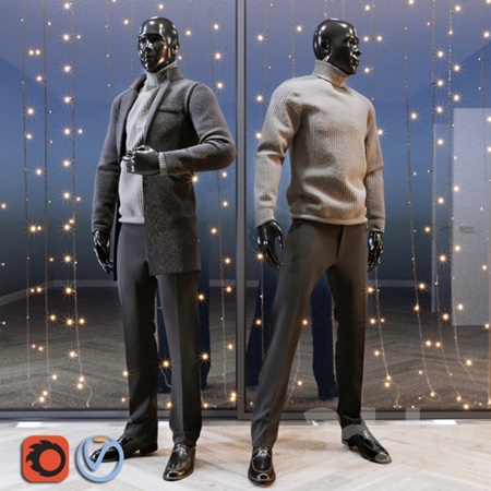 Male mannequin set 2