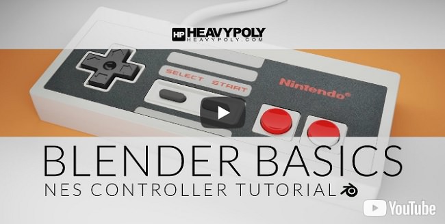 Gumroad – Blender Basics: NES Controller with Vaughan Ling