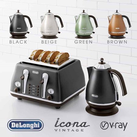 Delonghi Vintage Icona 3d Model