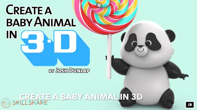 Skillshare – Zbrush – Create a Cartoon Baby Animal in 3D