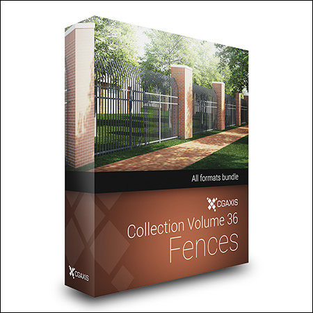 CGAxis Models Volume 36 Fences