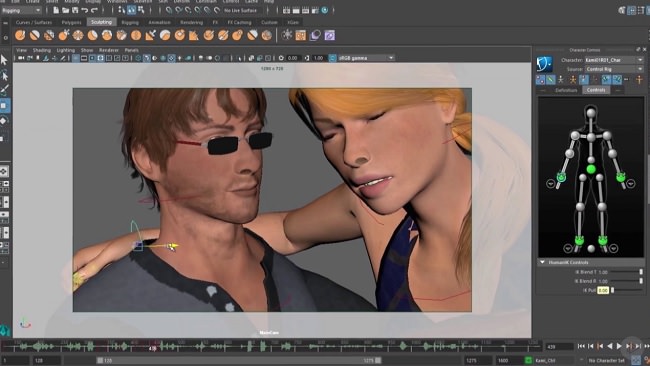 Expressive Face and Hand Hybrid Animation