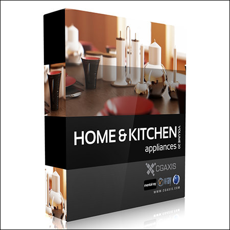 CGAxis Models Volume 20 Home & Kitchen Appliances