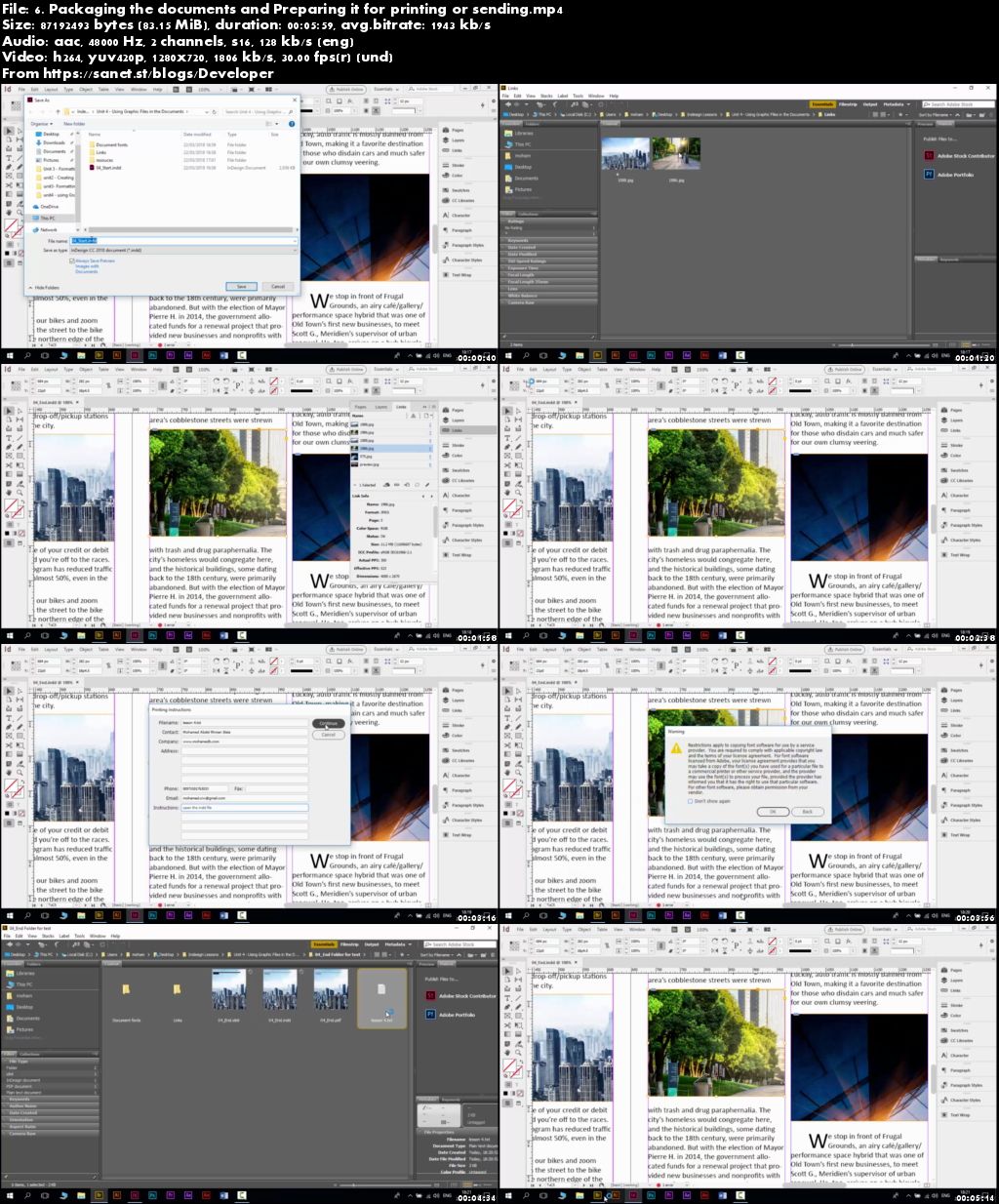 InDesign CC 2018: Magazine and Document Designing