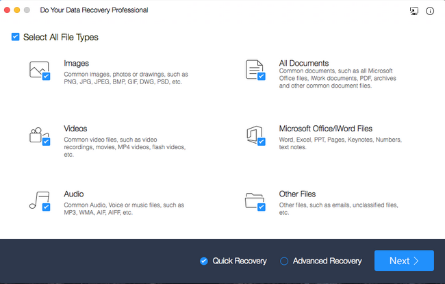 Do Your Data Recovery Professional 5.8 MacOSX