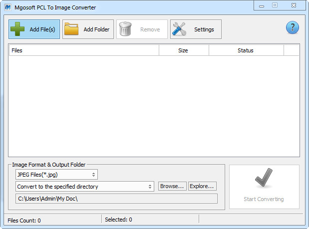 Mgosoft PCL To Image Converter 8.7.3