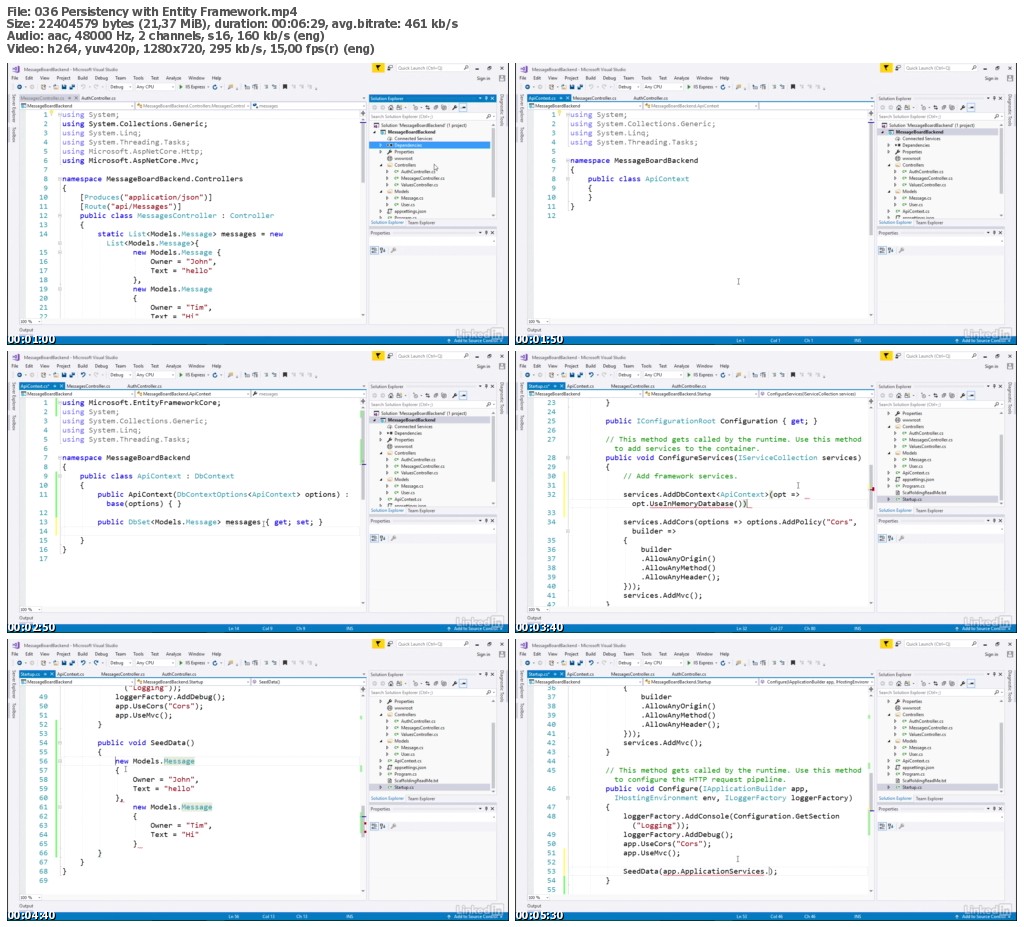 Lynda - Building a Full-Stack Application with Angular 2, ASP.NET Core, and Authentication