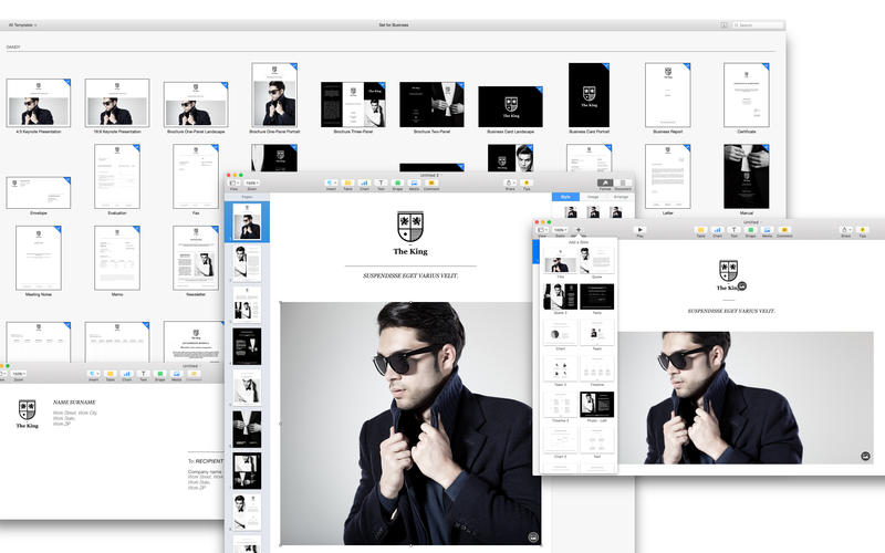 Expert Set – Templates for Pages Keynote Numbers 2.0 MacOSX