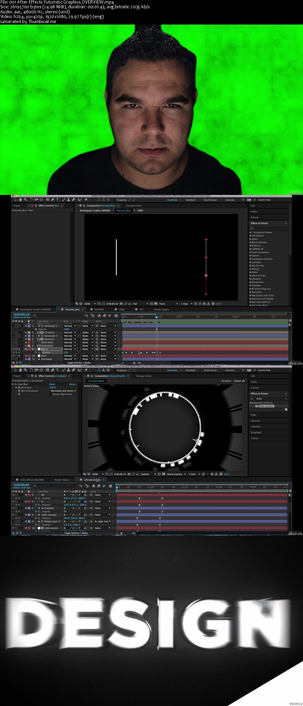 Adobe After Effects Futuristic Motion Graphics & Animation