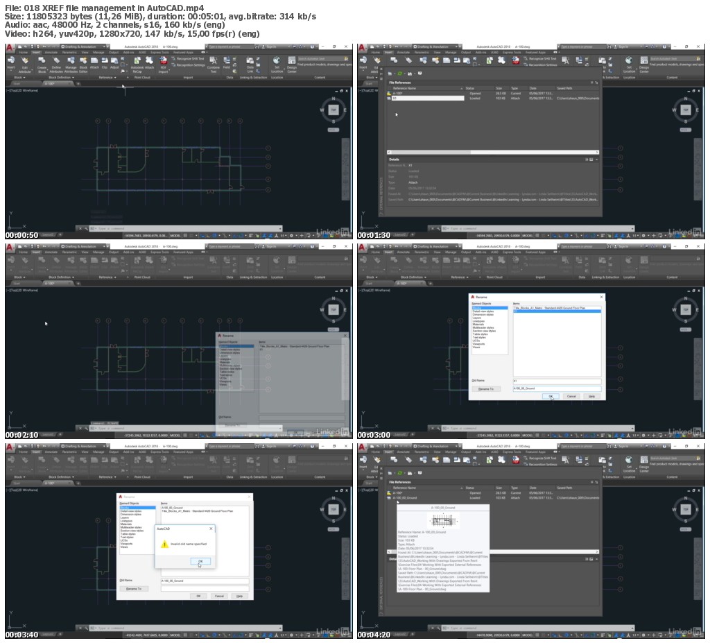 Lynda - AutoCAD: Working with Drawings Exported From Revit