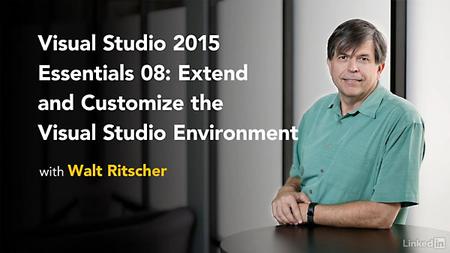 Lynda – Visual Studio Essential Training: 08 Extend and Customize the Visual Studio Environment (updated Aug 29, 2017)