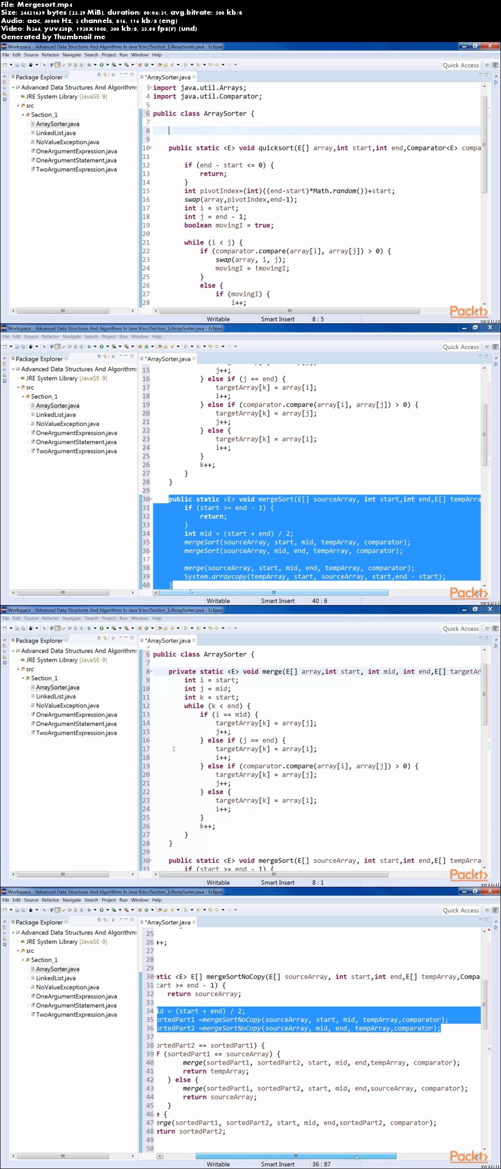 Advanced Data Structures and Algorithms in Java 9