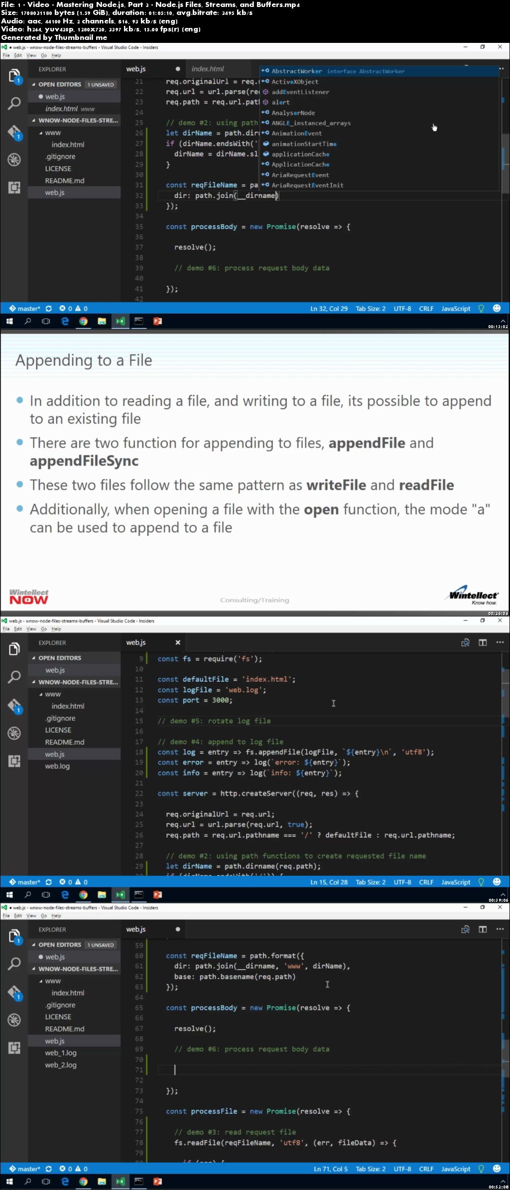Mastering Node.js, Part 3 – Node.js Files, Streams, and Buffers