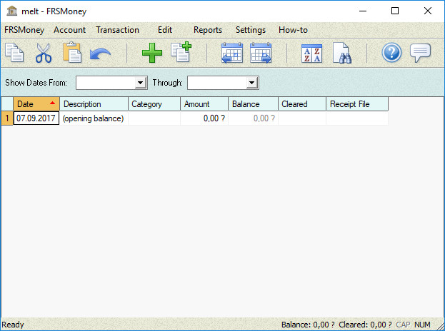 Fourth Ray Software FRSMoney 1.0.0