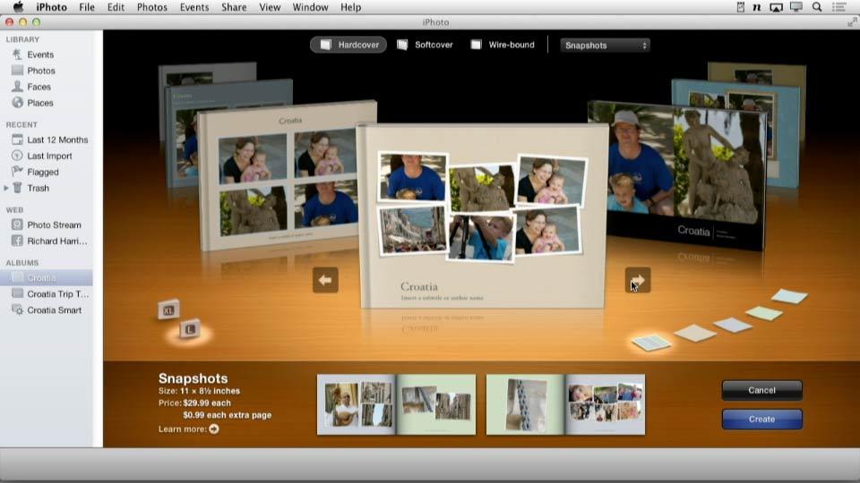 Creating Photo Books with iPhoto
