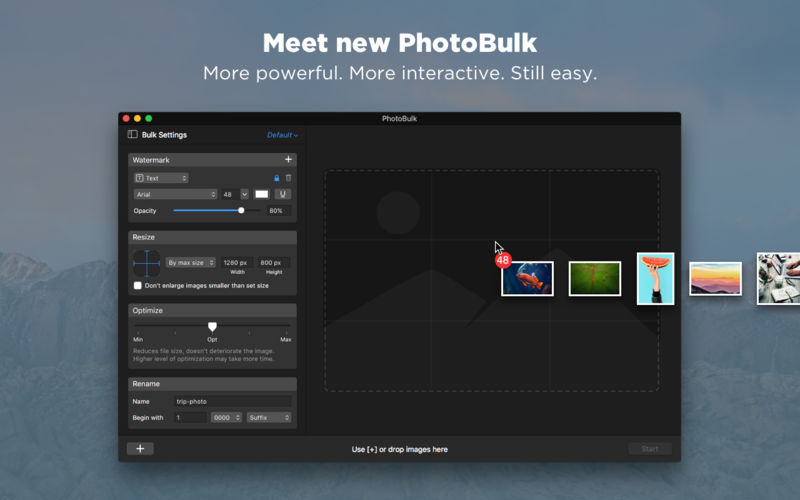 PhotoBulk: Bulk Image Editor 2.0 Multilingual macOS