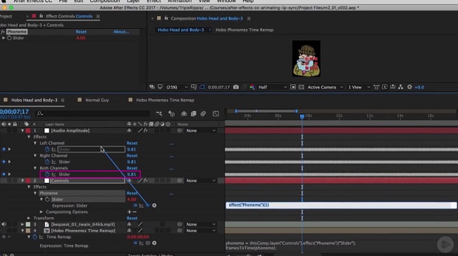 After Effects CC Animating Lip Sync