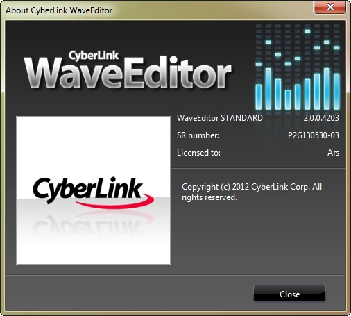 CyberLink WaveEditor 2.0.0.4203