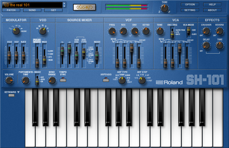 Roland SH-101 PLUG-OUT v1.0.6 WiN