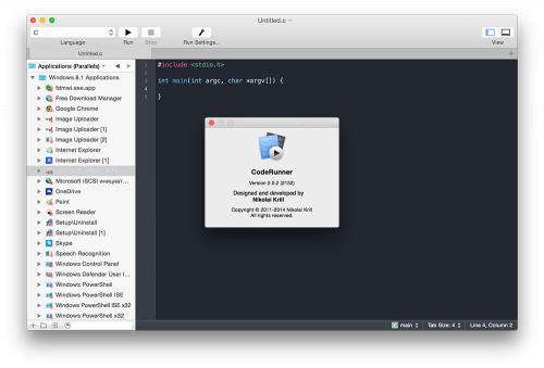 CodeRunner 2.0.2 (Mac OS X)