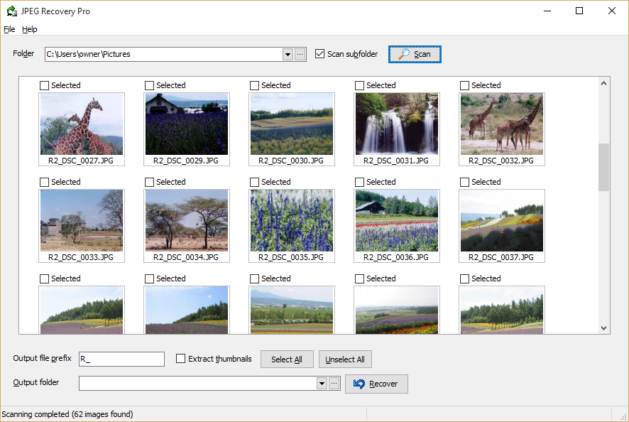 eWorld JPEG Recovery Pro 6.0