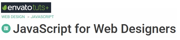 Tutsplus - JavaScript for Web Designers