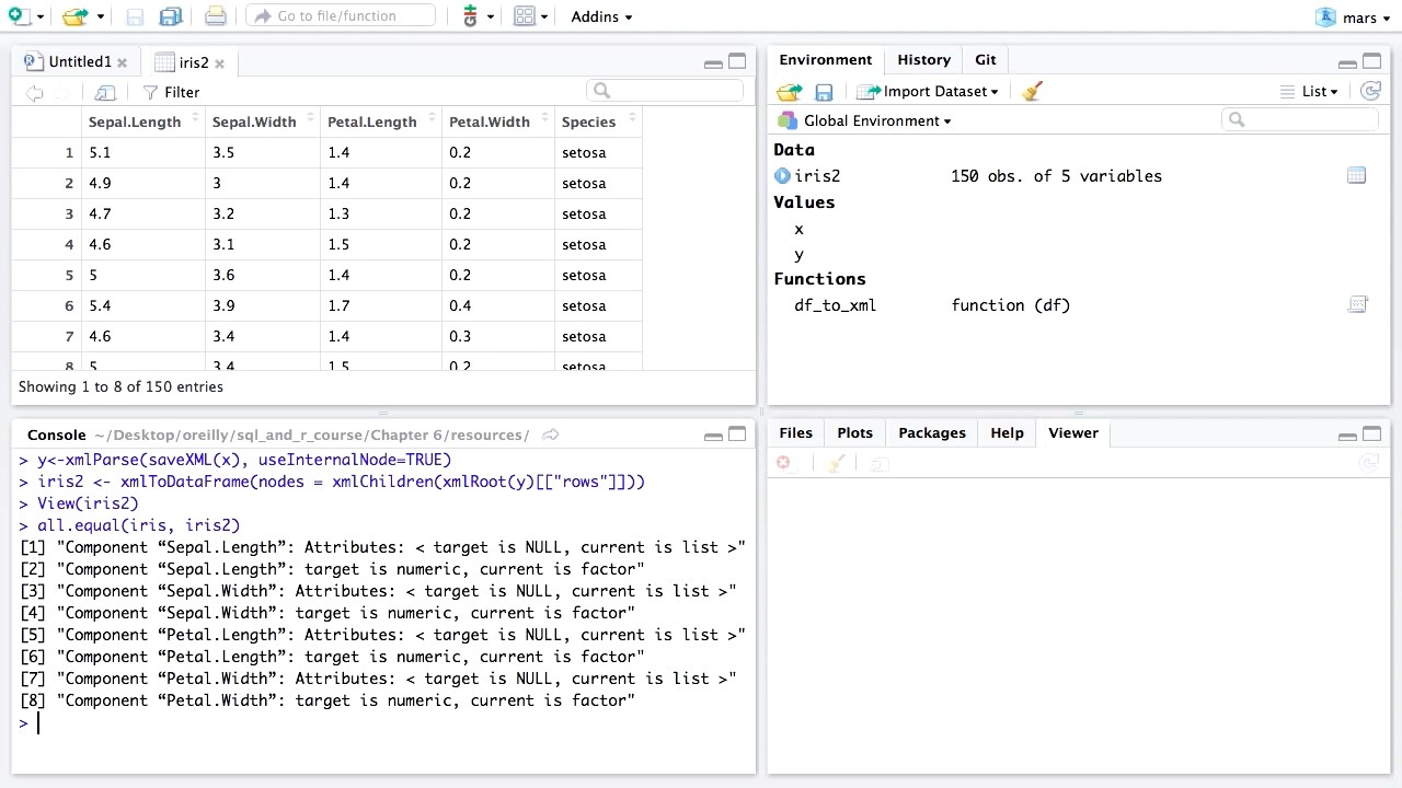 Understanding SQL and R