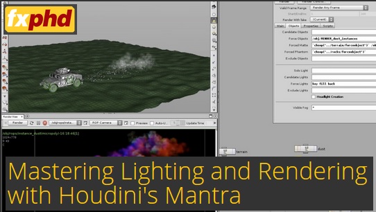 fxphd – Mastering Lighting and Rendering with Houdini’s Mantra