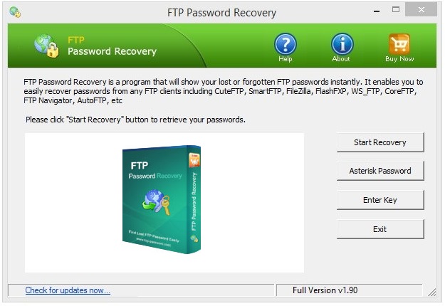 FTP Password Recovery 1.9