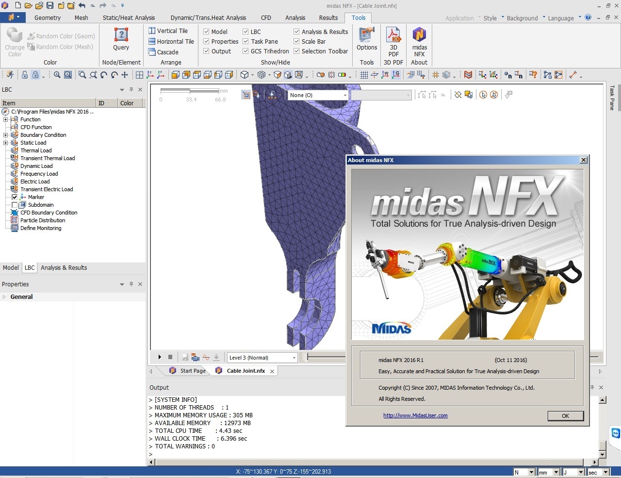 midas NFX 2016 R1 build 11