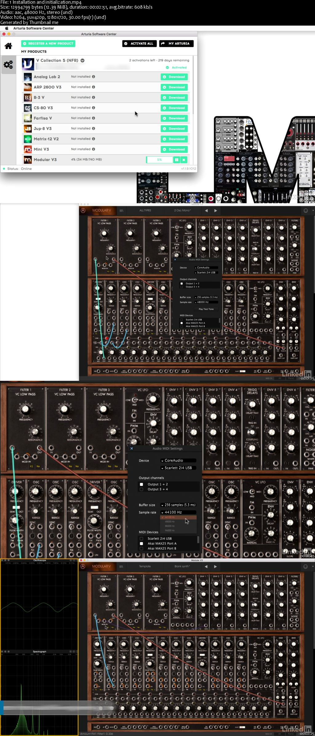 Learning Modular Synthesis: Arturia Modular V (2017)