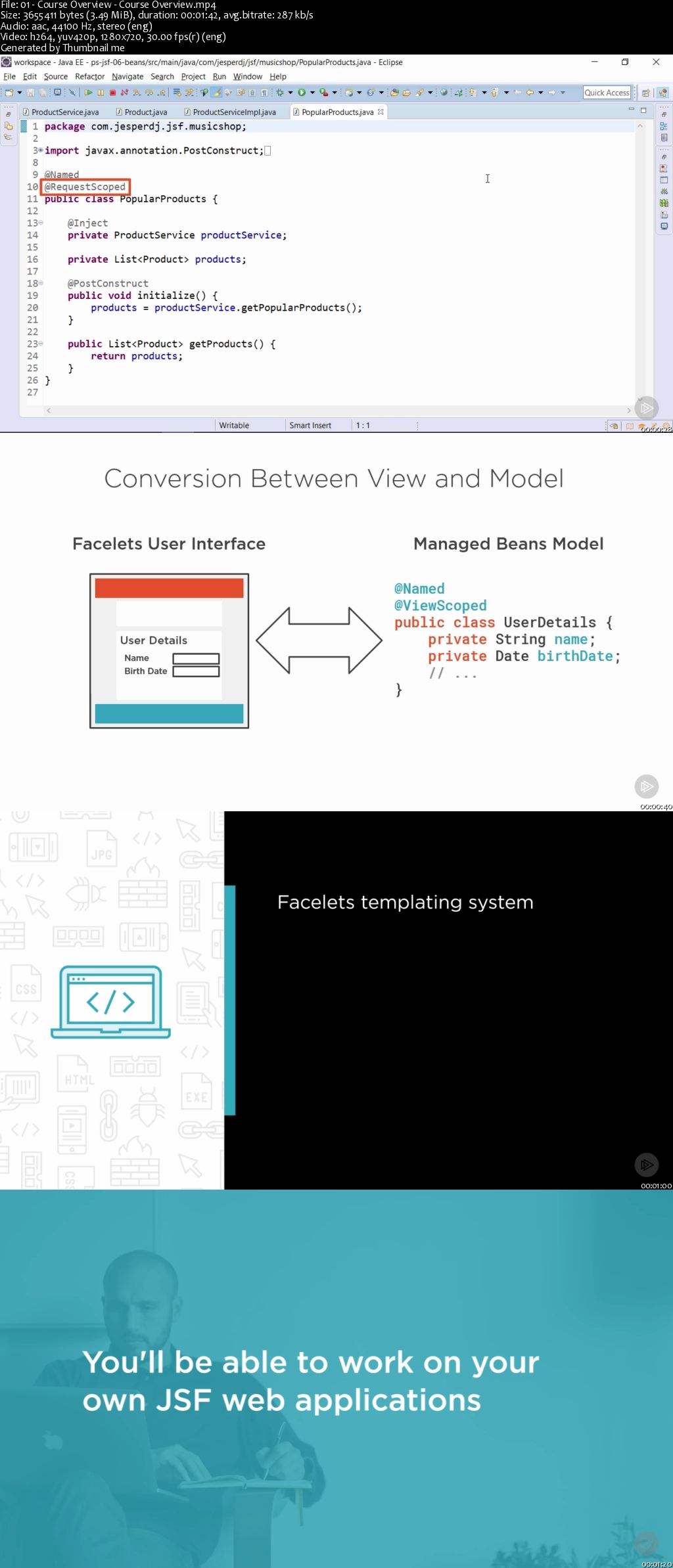 Java EE: Getting Started with JavaServer Faces