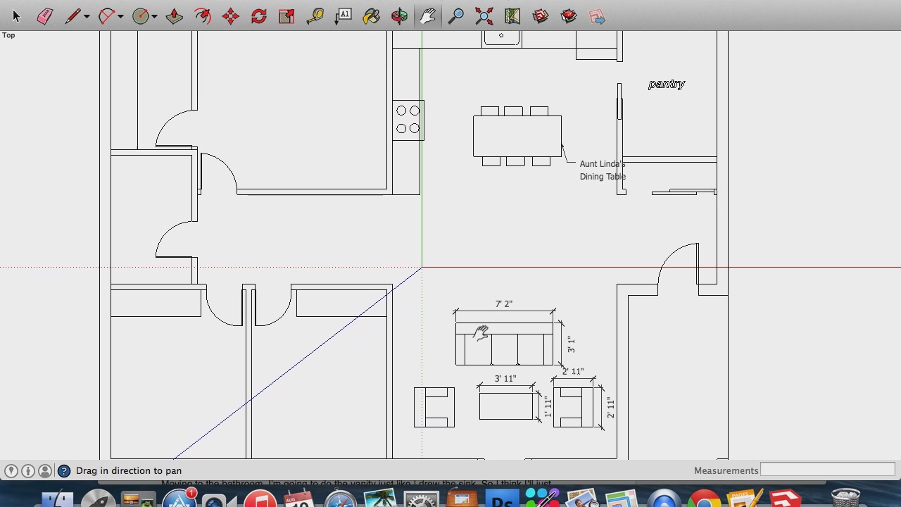 SkillShare – SketchUp for Interior Designers - Creating a Floor Plan