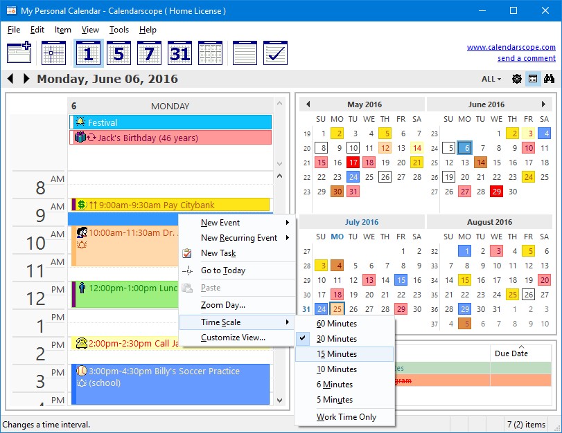 Calendarscope 9.0.0.1 + Portable