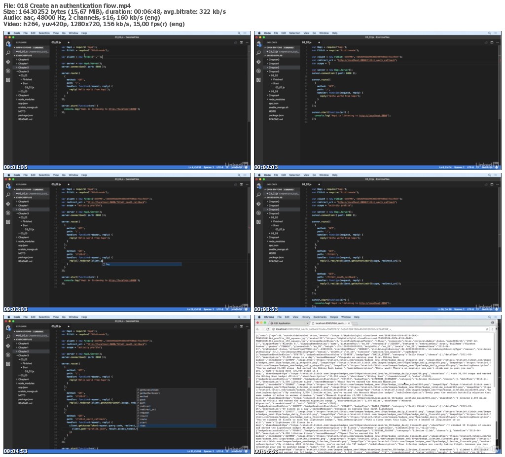 Lynda - Building APIs Using Hapi in Node.js