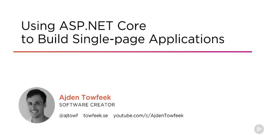 Using ASP.NET Core to Build Single-page Applications