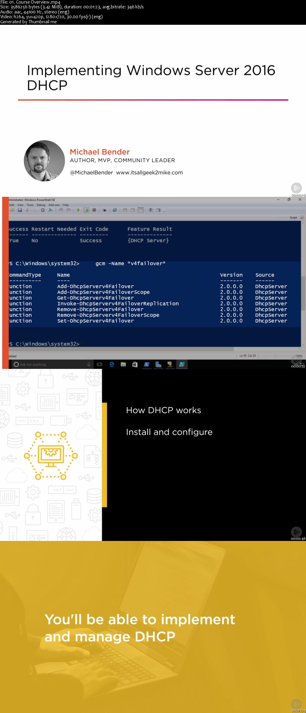 Implementing Windows Server 2016 DHCP (complete)