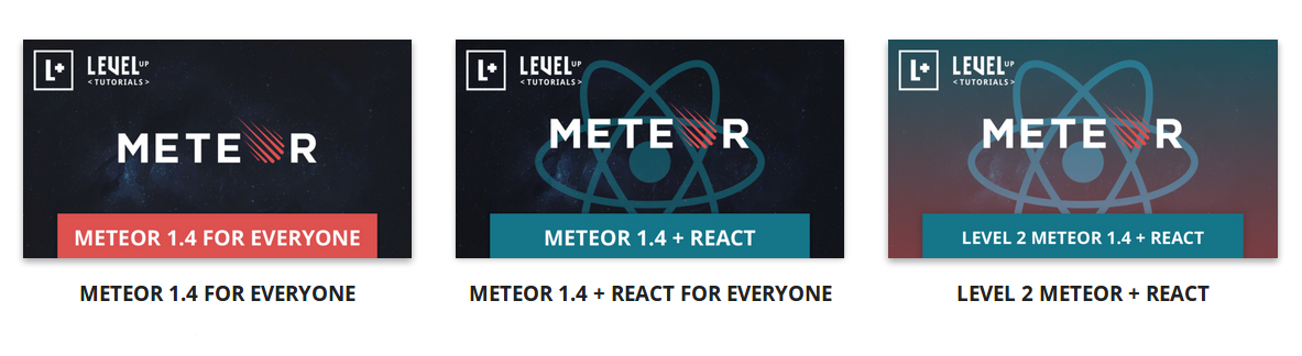 Leveluptuts - Tutorials (Meteor, React + Meteor, Drupal 8, ChartJS, GitLab CE)