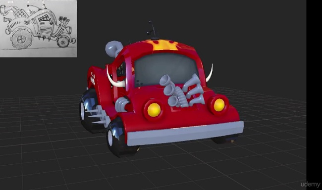 Learn to Model a Cartoon Car in Maya