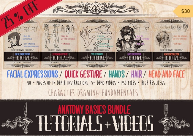 Gumroad – CosmicSpectrumm Character Fundamentals BUNDLE