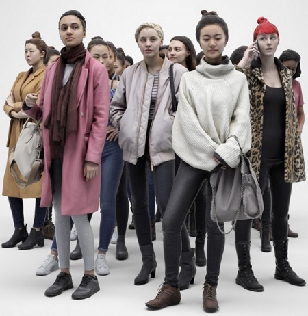 3D Scan Store – Female Visualisation Characters