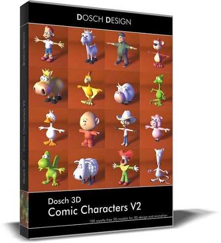 DOSCH 3D: Comic Characters V2