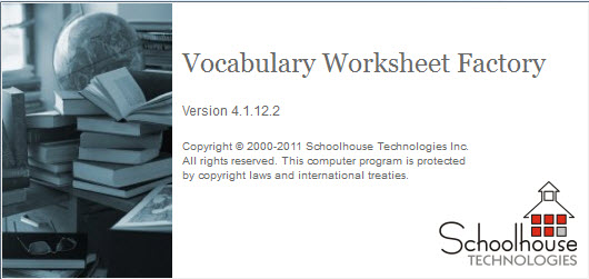 Schoolhouse Technologies Vocabulary Worksheet Factory 5.1.3.1 Pro