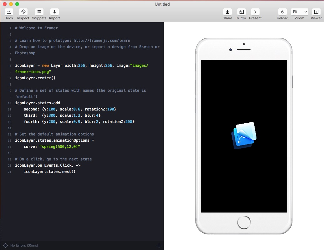 Framer Studio 1.9.70 Mac OS X