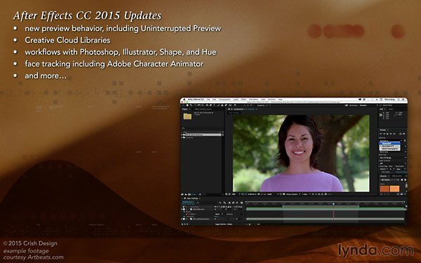 Lynda – After Effects: 2015 Creative Cloud Updates (updated Jul 29, 2016)